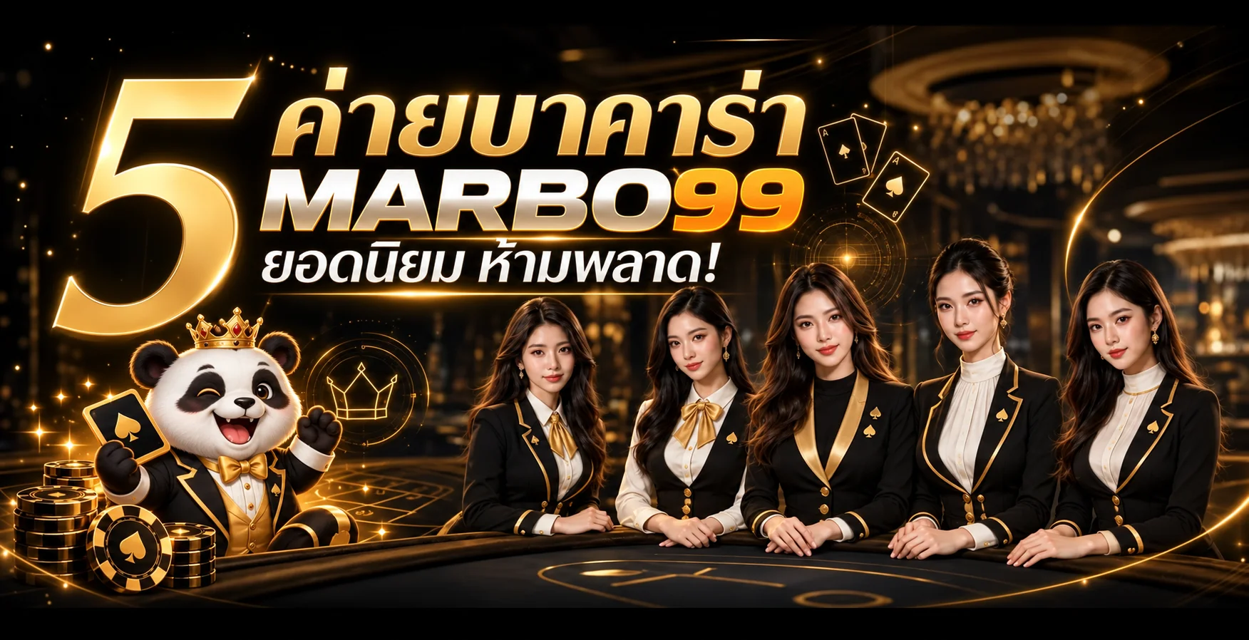 โต๊ะบาคาร่าออนไลน์ MARBO99 และดีลเลอร์สด